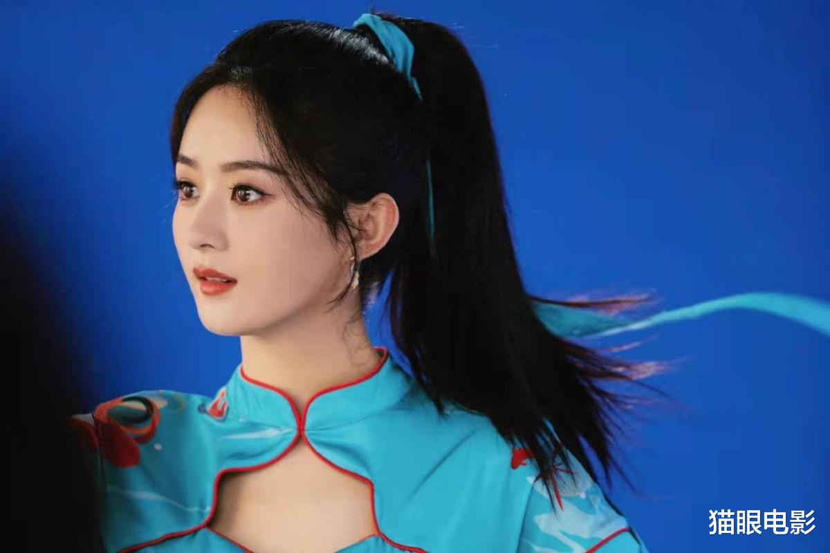 赵丽颖|34岁赵丽颖太适合旗袍，生完孩子身材还这么好，网友: 多拍古装吧