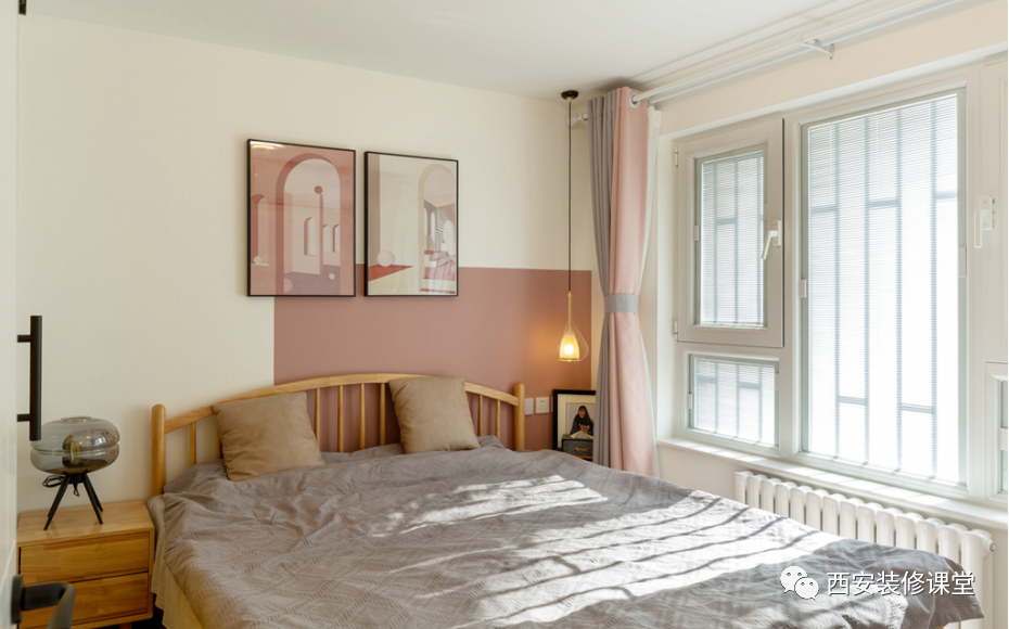 90㎡两室婚房,客卧互换成就开放厨房