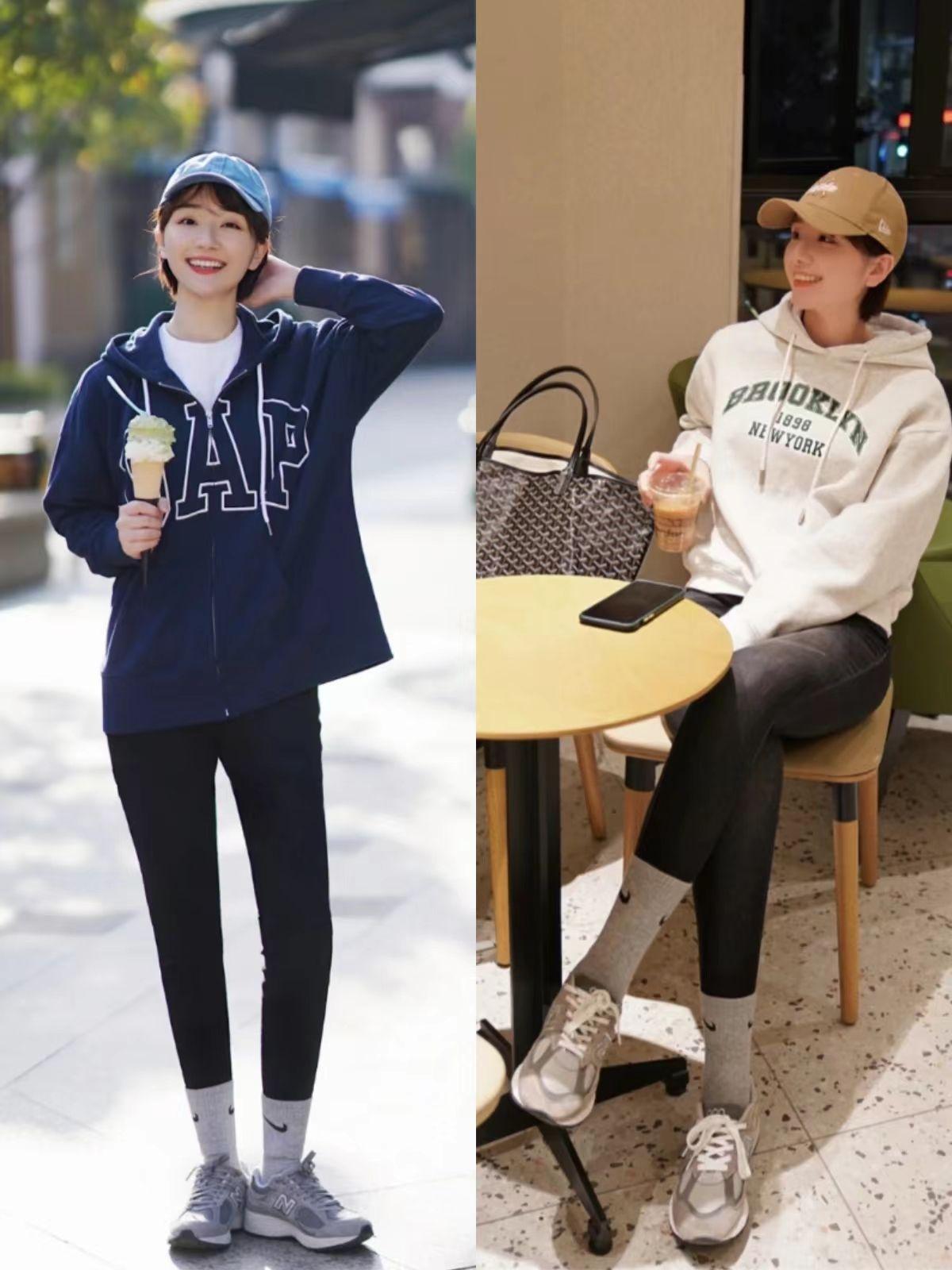 最近火了一种穿法：叫“卫衣+无痕裤”，温暖时髦，潮人都上头了