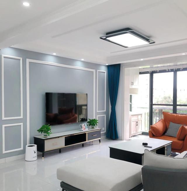 第三套房子装修,客厅采取了5不装,真的很实用,越住越舒服