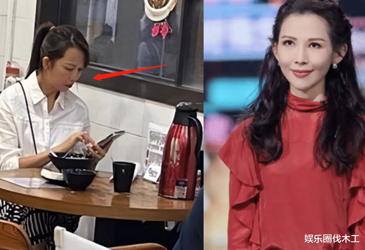 蔡少芬|49岁蔡少芬独自吃苍蝇馆，素颜下憔悴眼凹像老太，坦言婚姻全靠忍