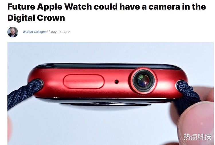 Apple Watch|苹果Apple Watch正在研究加入摄像头，或将支持手表拍摄与视频通话