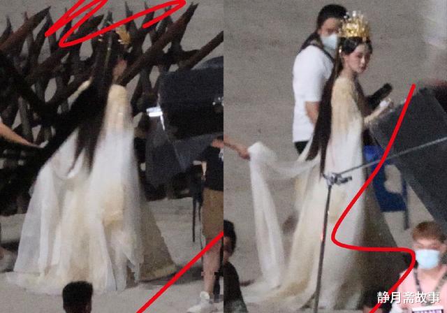 狐妖小红娘：杨幂红衣新造型，龚俊去掉了发冠，祝绪丹的像婚纱？