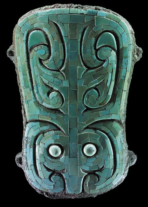 绿松石|镶嵌绿松石铜牌饰(夏代)