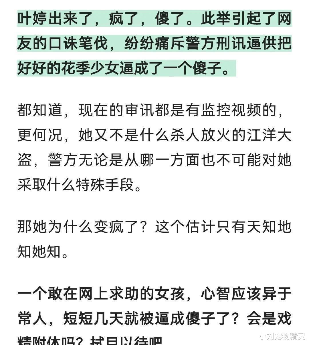 叶婷为父申冤最大疑点：她姐妹没在案发现场，如何断定他人有罪？