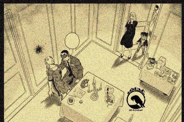 眼罩|名侦探柯南漫画最新图透，重悟和千速戴着眼罩，在相亲派对上见面