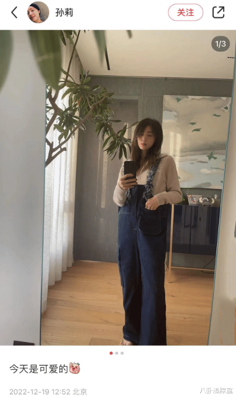 何洁|45岁孙莉晒大肚照引四胎争议,比例失调面憔悴,网友:黄磊太不节制了!