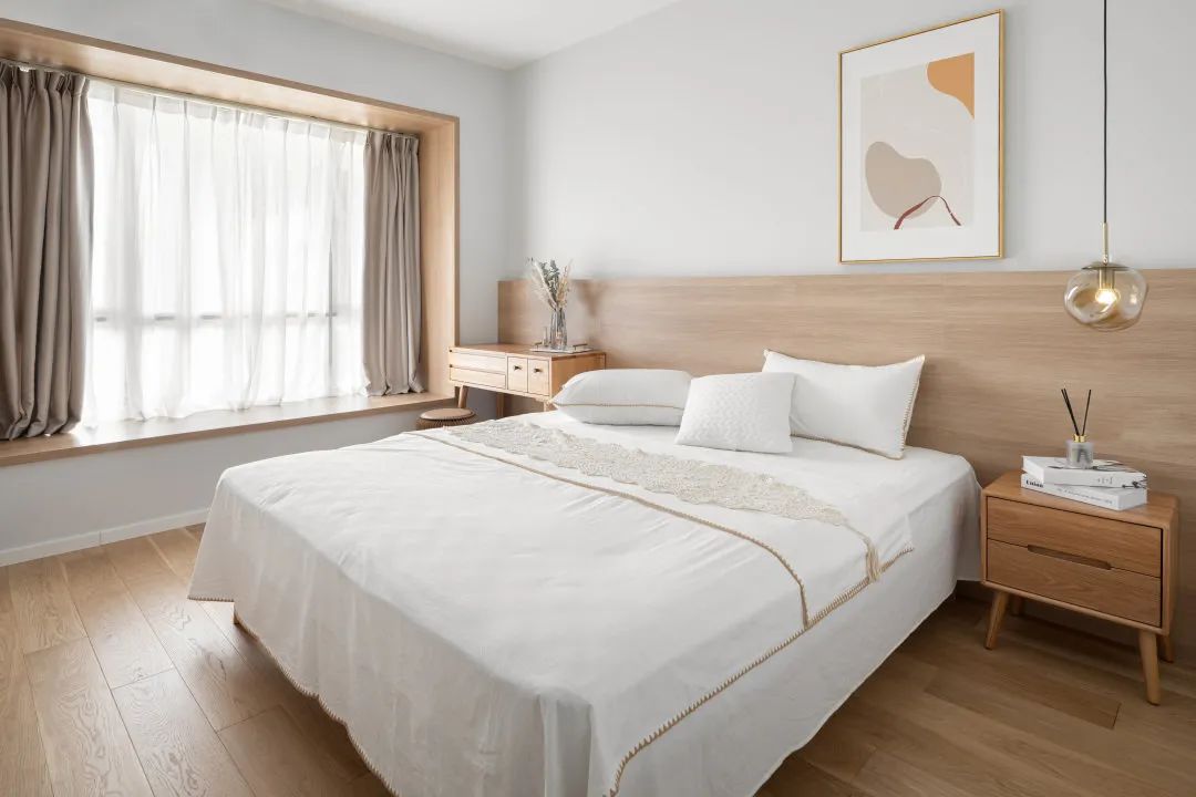 120m2温馨奶油风,半开放式+多功能的小三居,营造治愈系高颜值空间