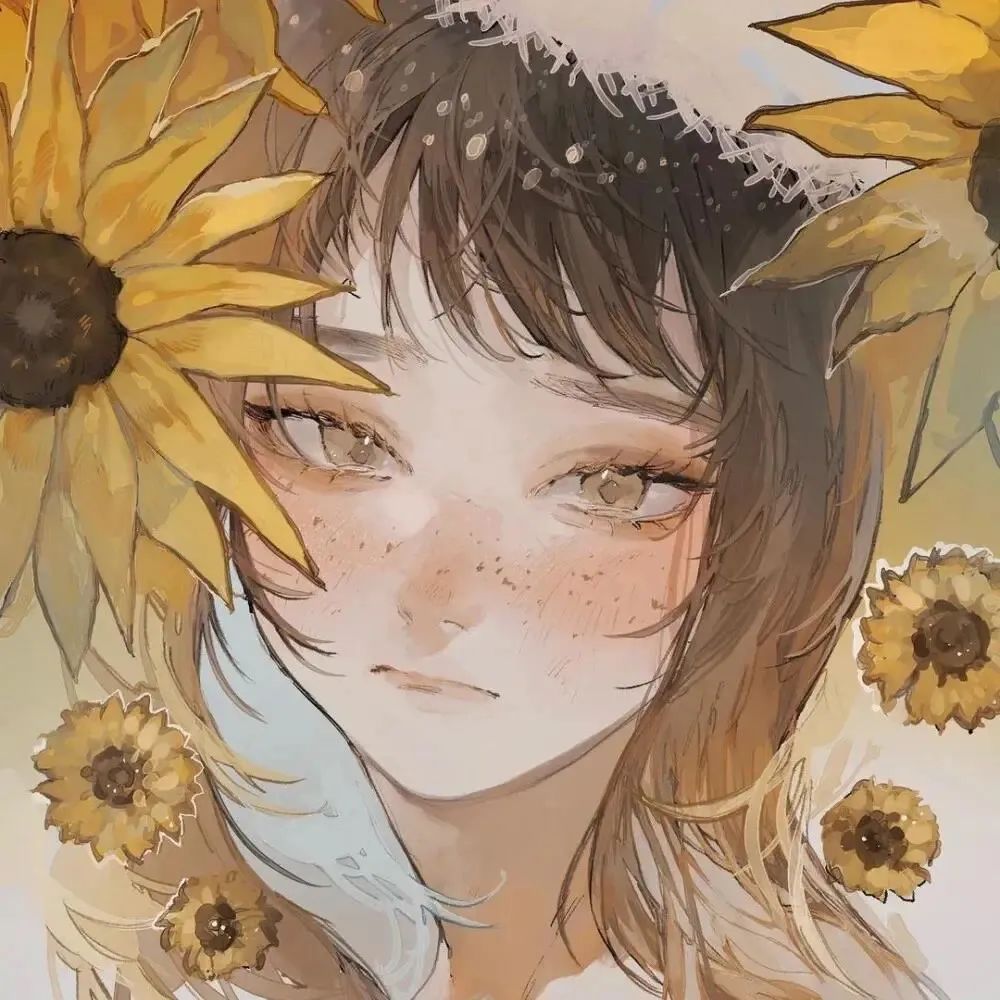 晓看天色暮看云|动漫头像：晓看天色暮看云，行也思君坐也思君