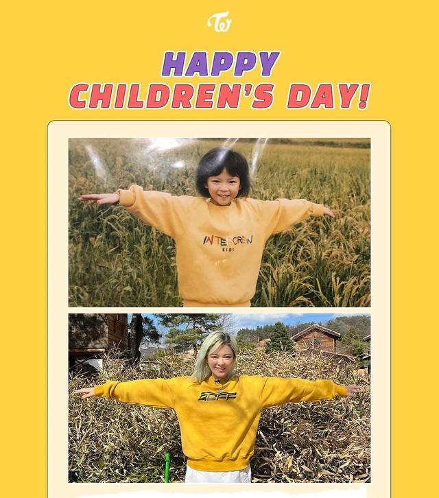 |TWICE为庆祝儿童节Copy自己孩童时期照片,可爱样子引韩网友热议