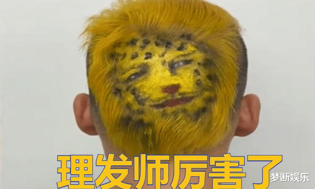 发型 男子剪“金钱豹”发型火了，网友们看后炸锅了，多少有点怀疑人生