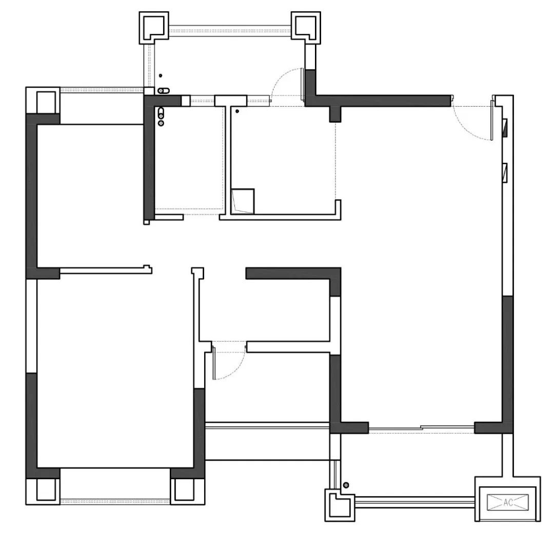 100㎡新房装修改造，兼具东方与中古气质的生活空间