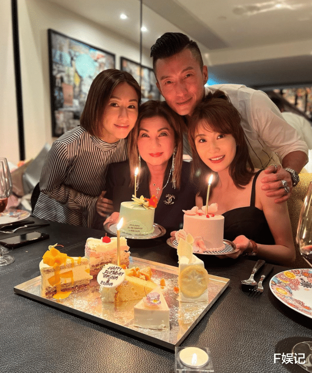 胡定欣|陈山聪胡定欣为新科视后林夏薇和TVB女高层庆生 4人头靠着头感情好