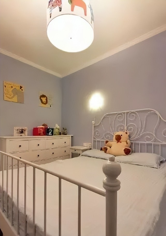 90㎡轻美式装修,10万不到真心实惠,就是主卧和厨房被老婆给毁了