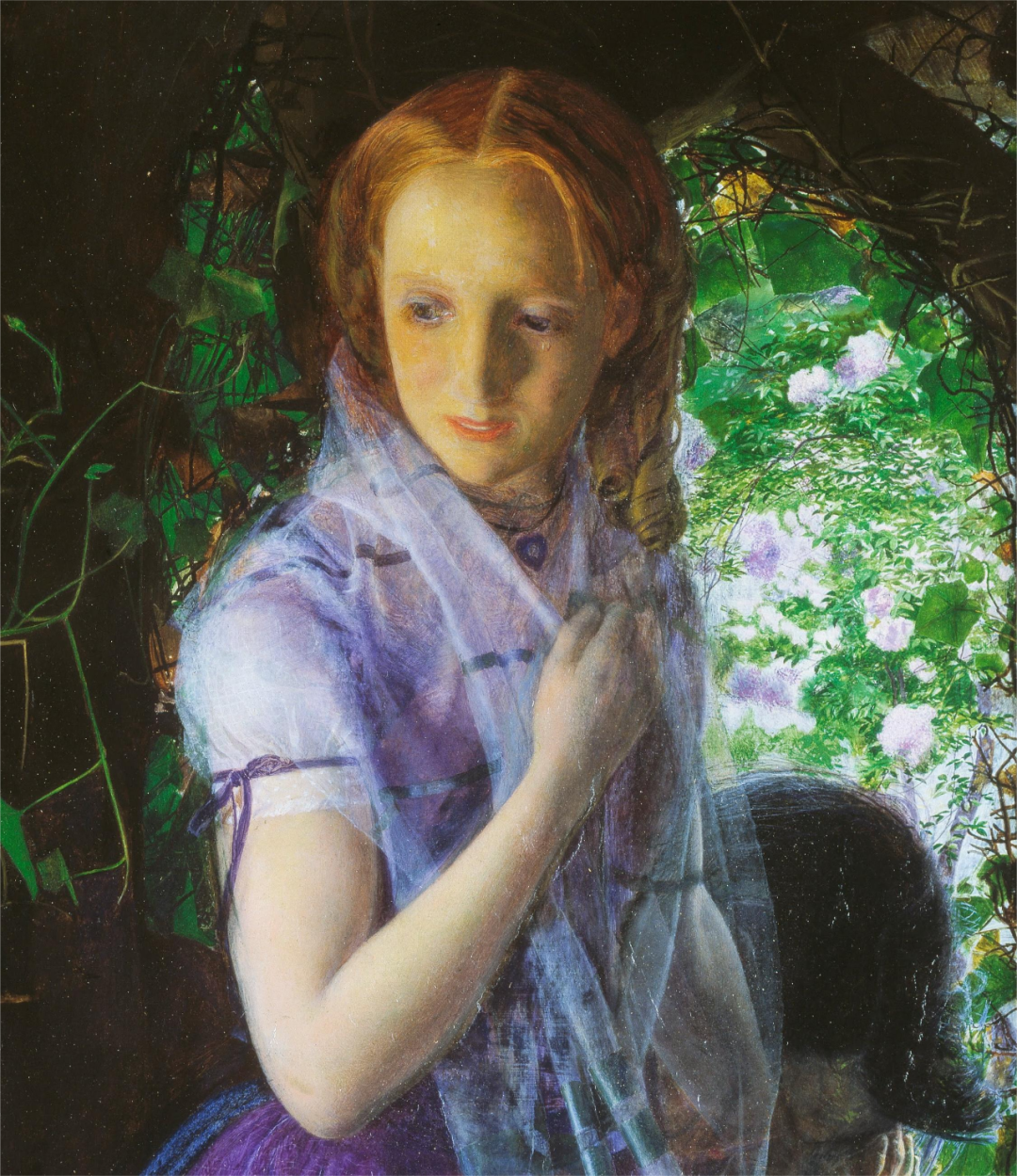 四季之恋|学赏画 | 拉斐尔前派画家阿瑟-休斯:《四季之恋》