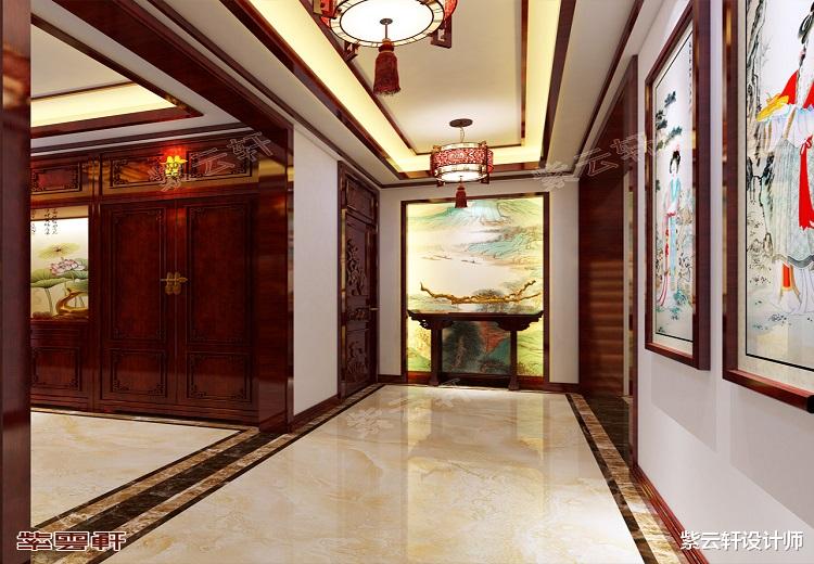 现代中式与古典中式的完美结合，360㎡私家别墅绝美景观