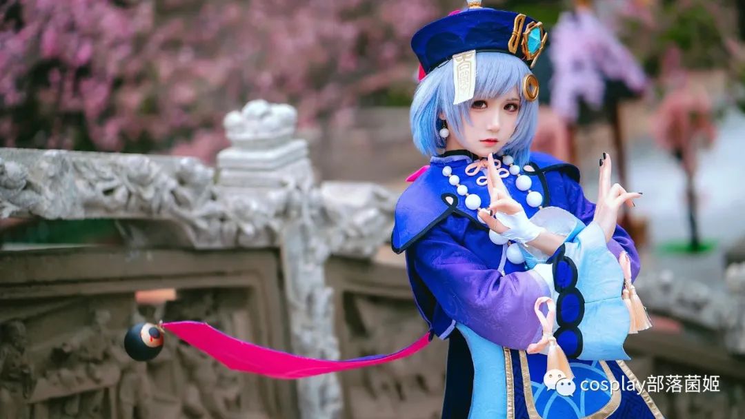 |cos：原神七七和胡桃cos正片