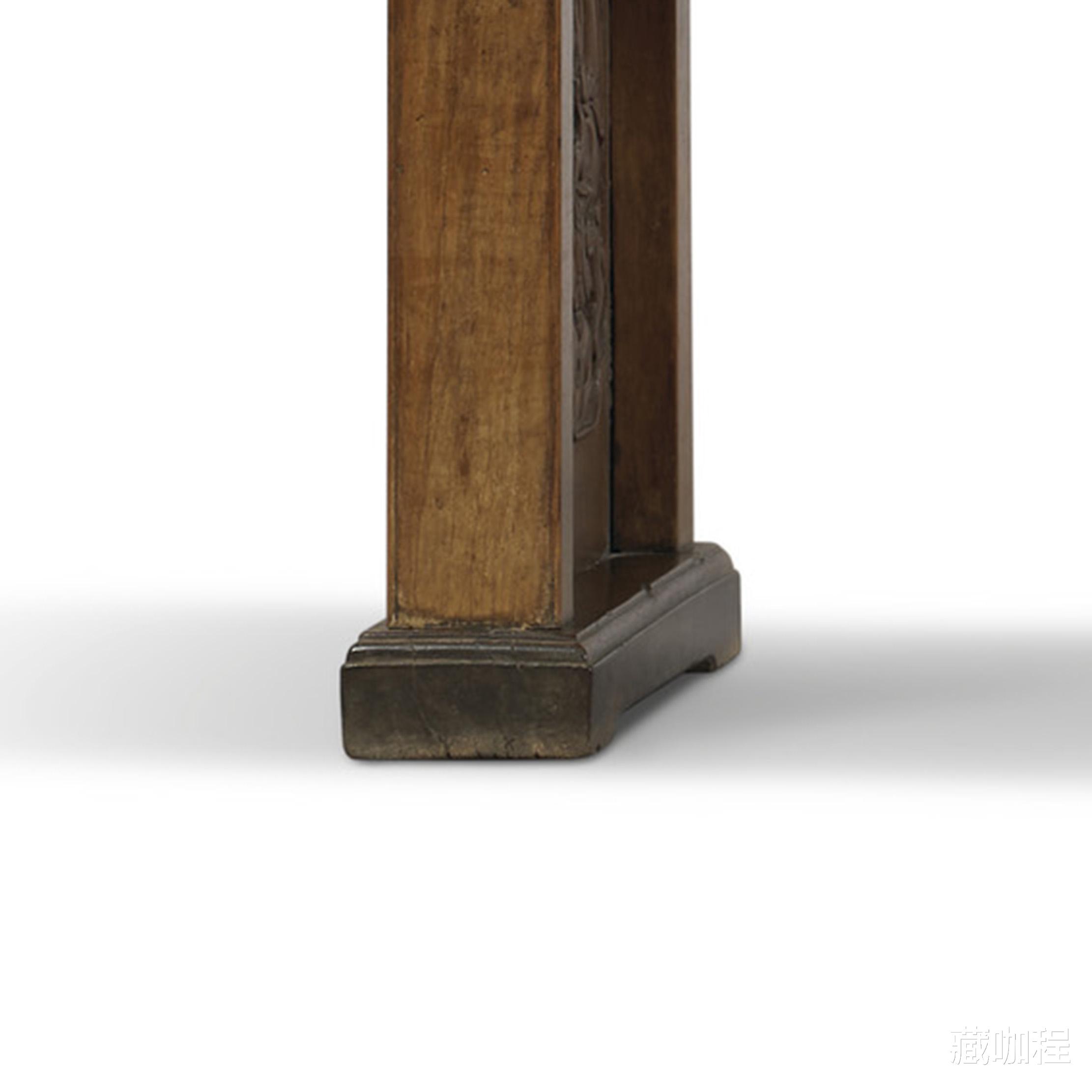 |云头滚滚、仙气飘飘,黄花梨翘头大案踩铁力托泥