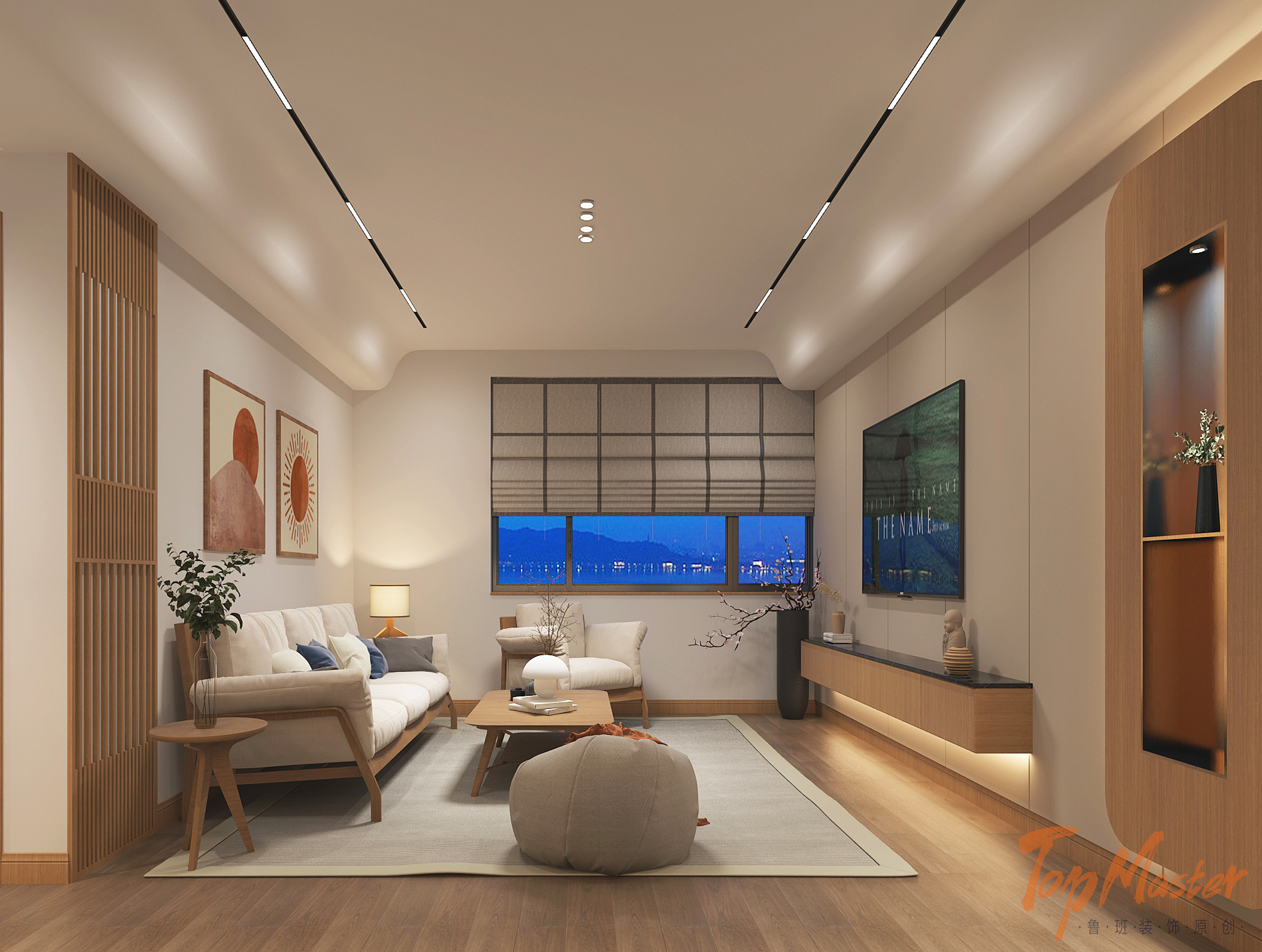 【鲁班装饰】东泰花园143m2日式风格 低调涵蓄