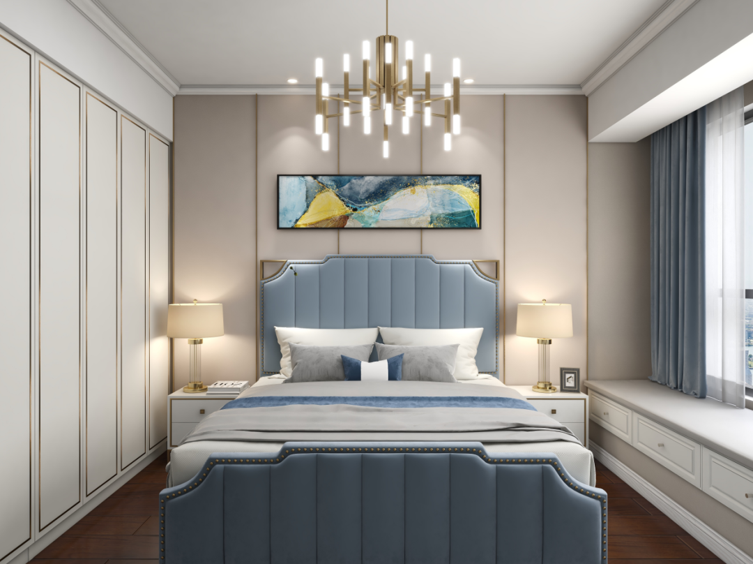 89m2简约美式风，把蓝天白云都装进家里！