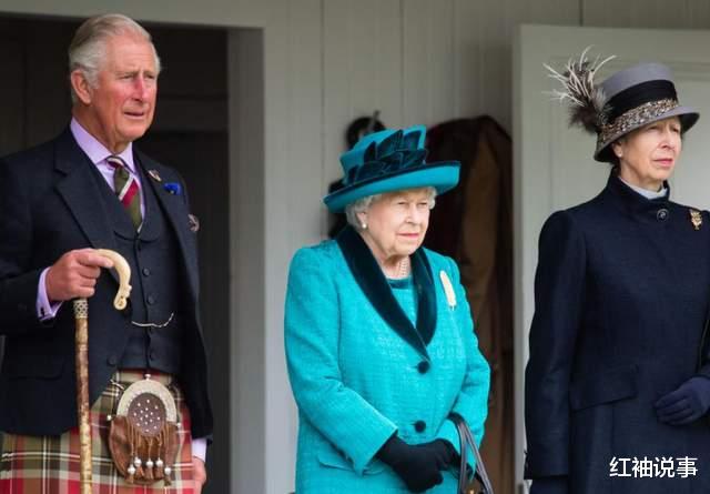 安妮公主|?72岁安妮公主面如土色,护送女王灵柩离开,比查尔斯悲伤多了