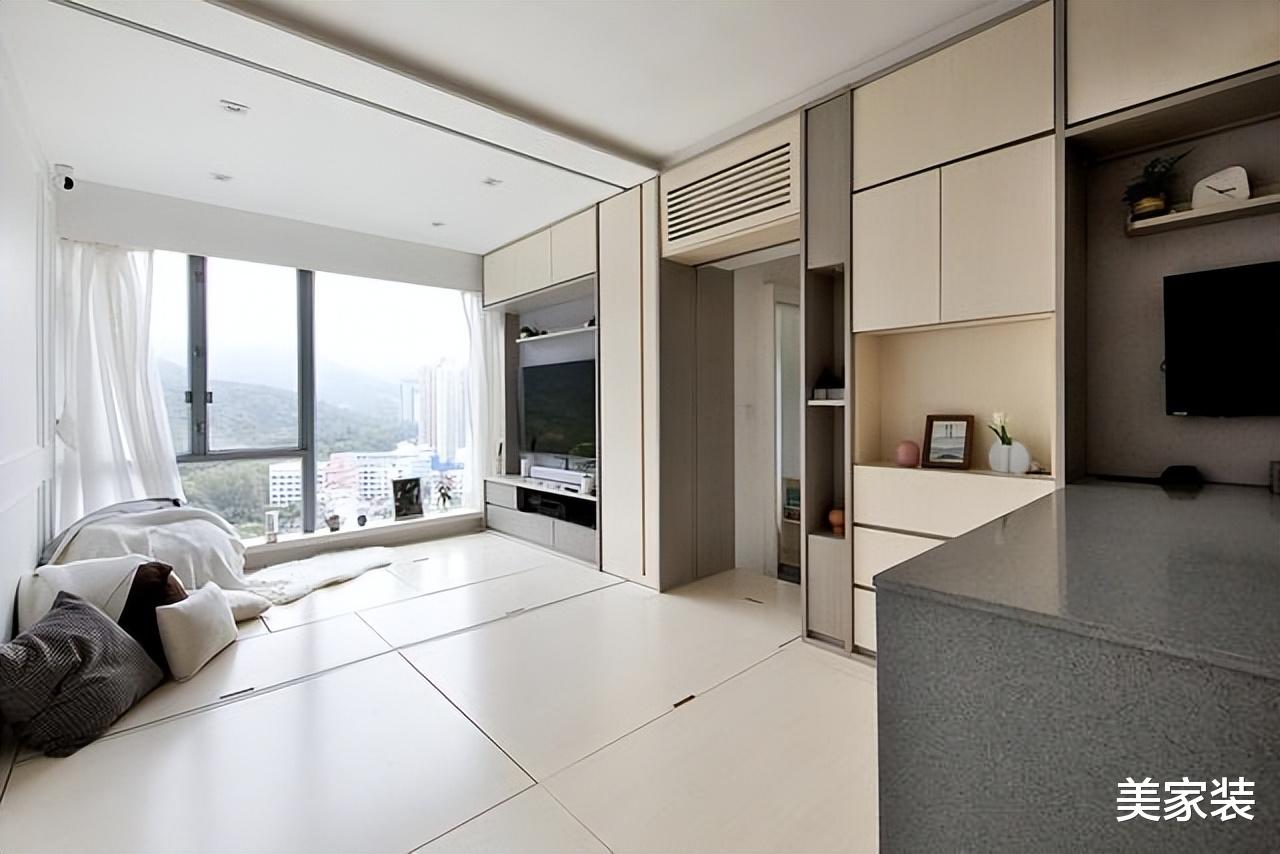 50㎡豪宅中拥有几十个柜子,却丝毫感觉不到压抑,让人惊艳