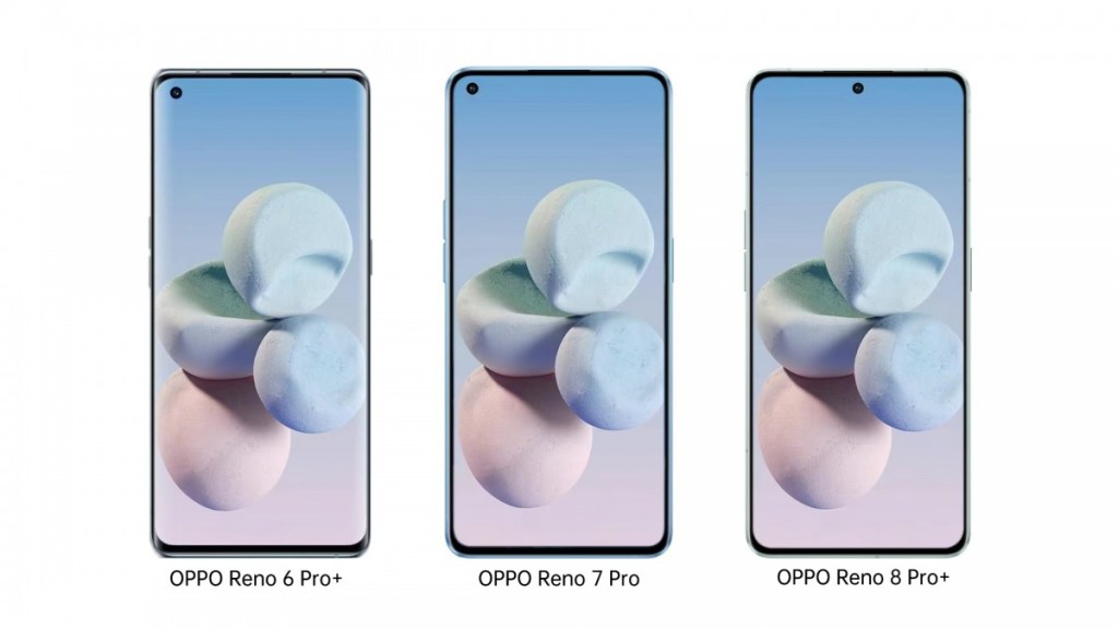 适马|泄露的渲染图揭示了 OPPO Reno8 系列设计