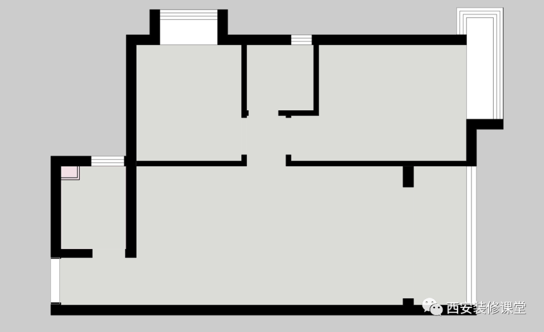 80㎡两室现代,一个人住什么都能满足