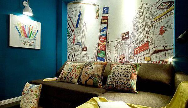 54㎡个性东南亚混搭风,这样的家摩登时尚,自带网红气场!