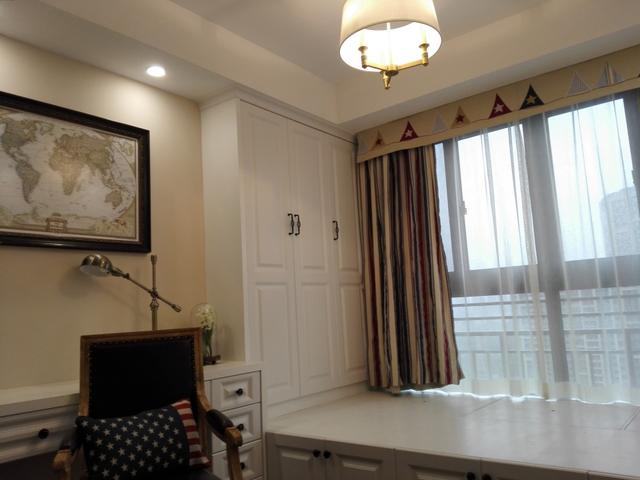 复古美式风格的三居室,简单设计才是真,住的舒服最重要