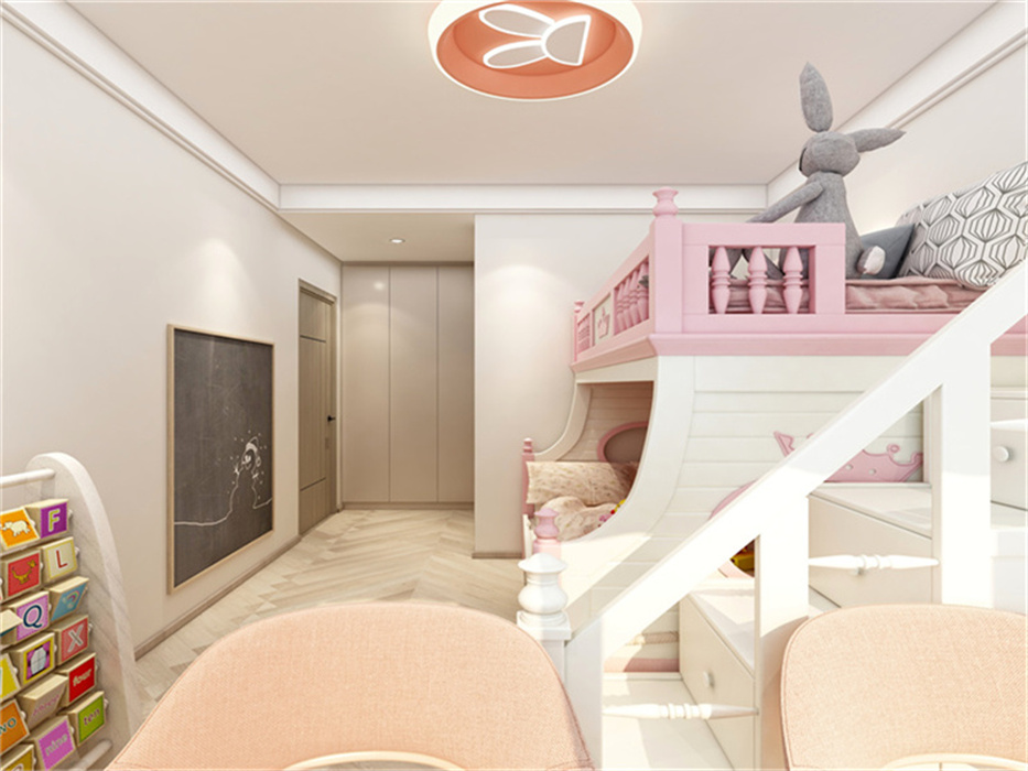 一家四口住房设计,温温柔柔的感觉