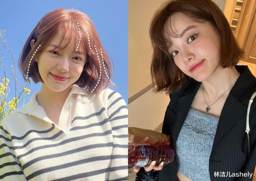 蛀牙 韩国女星集体换发型，IU温柔优雅，金世正减龄，金智媛锁骨发显脸小