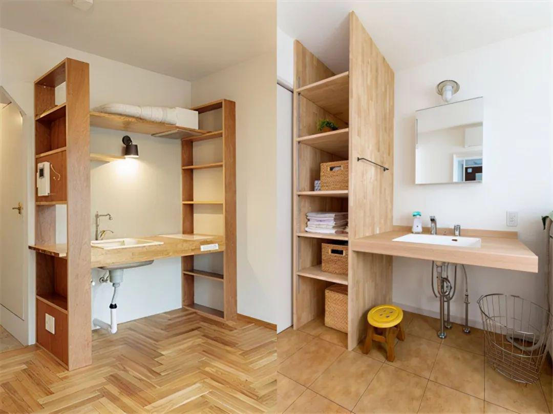 都知道洗漱台外移,怎么不晓得“一分为二”的装法?多5个新功能