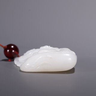 和田玉籽料|旧藏·和田玉籽料观音挂坠