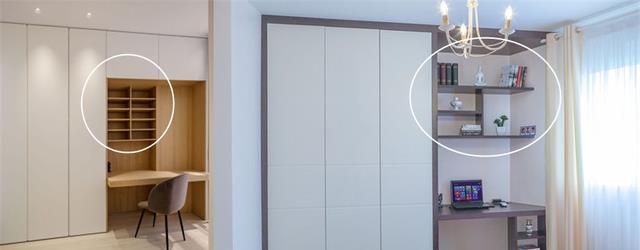 7种衣柜和书桌的组合装法,卧室都能做,人手一个书房也不是问题