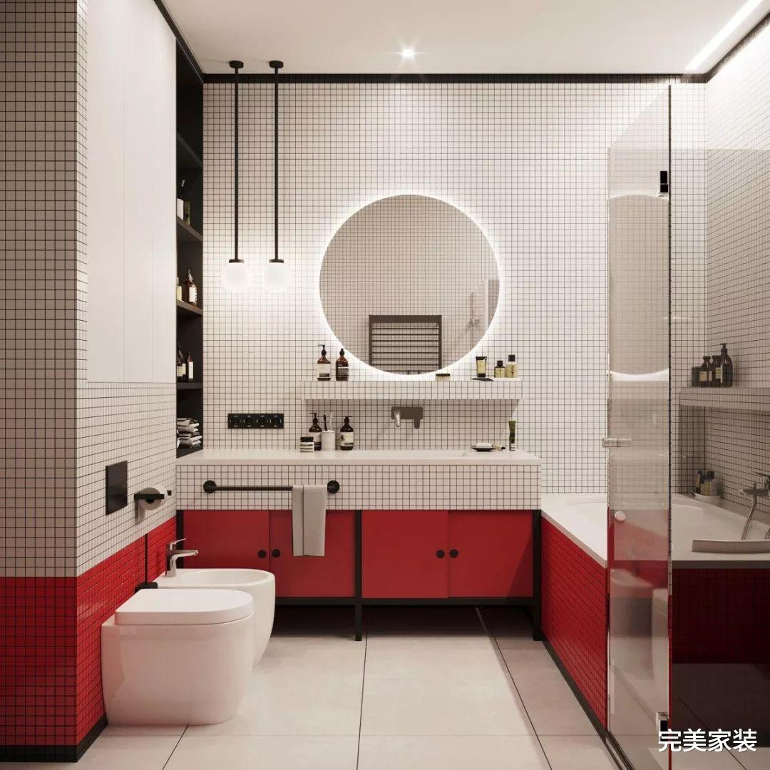 装修时才发现,老公的“鬼点子”真的多!卫生间不打柜子也很整洁