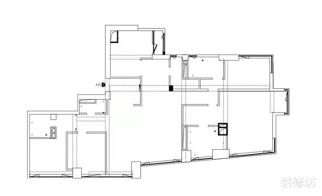 四居变开阔两居室，这样的空间改造，经典而精致