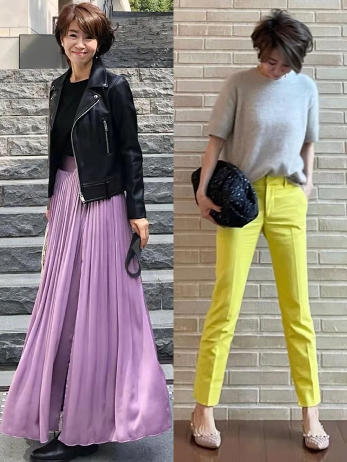 护肤品 这才是50+女人最得体的打扮,短发清爽不油腻,运用色彩减龄洋气