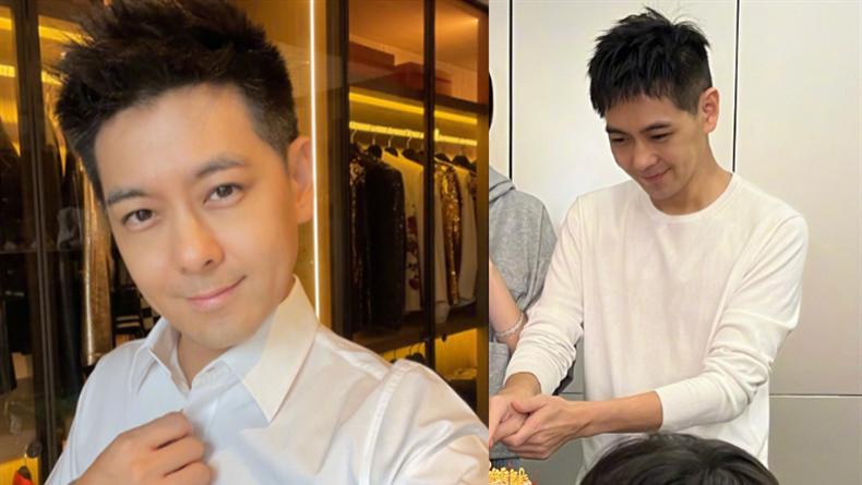 林志颖|48岁林志颖晒庆生照，身形消瘦脸部恢复如初！右手仍无力切蛋糕