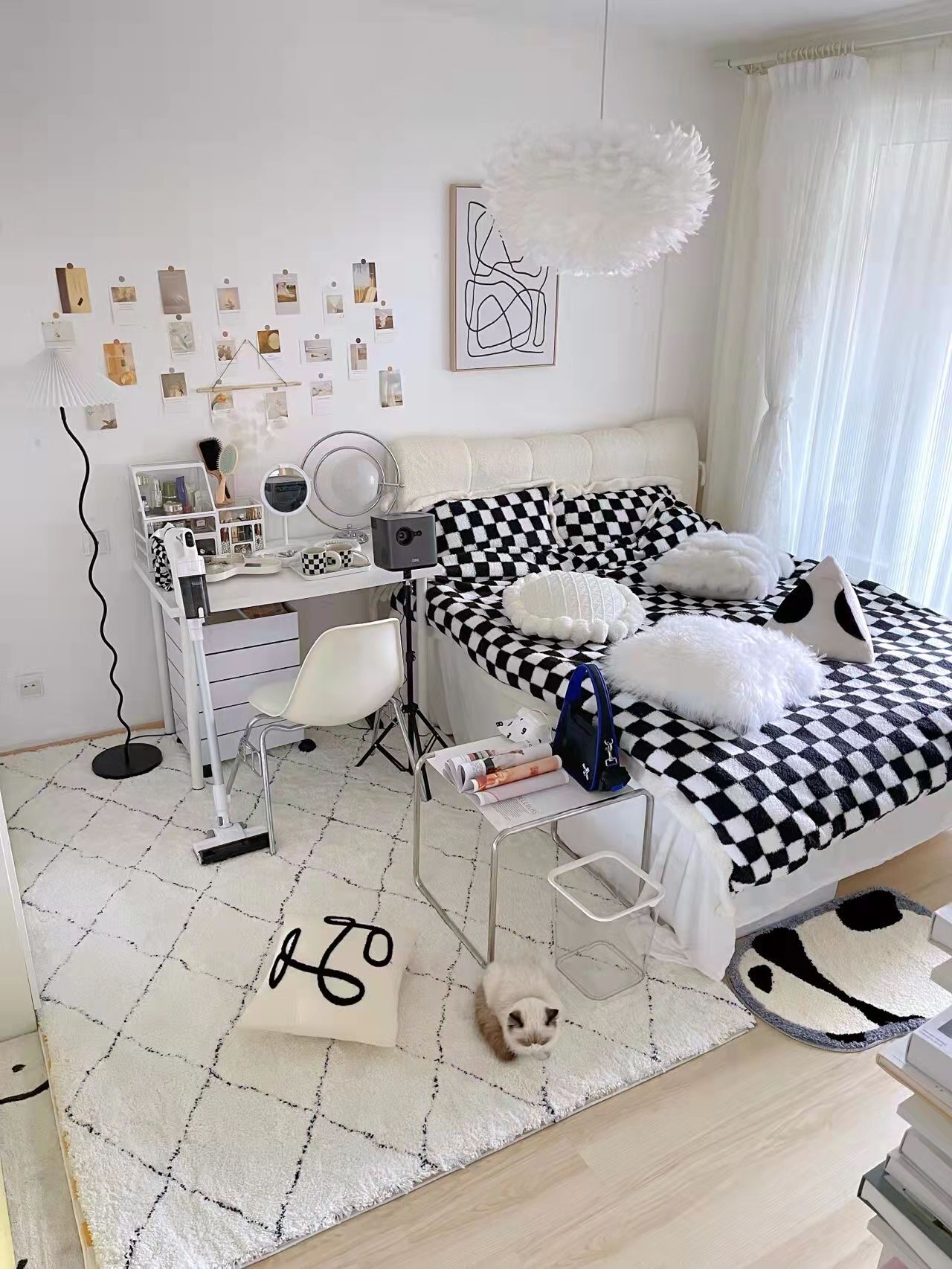 40平出租屋改造:仙气客厅,森系厨房,多种主题色卧室太绝了