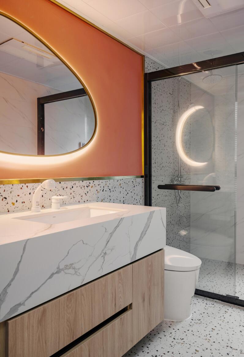 走进她128㎡新家,灰砖白墙,最经典的色彩搭配,往往最耐看