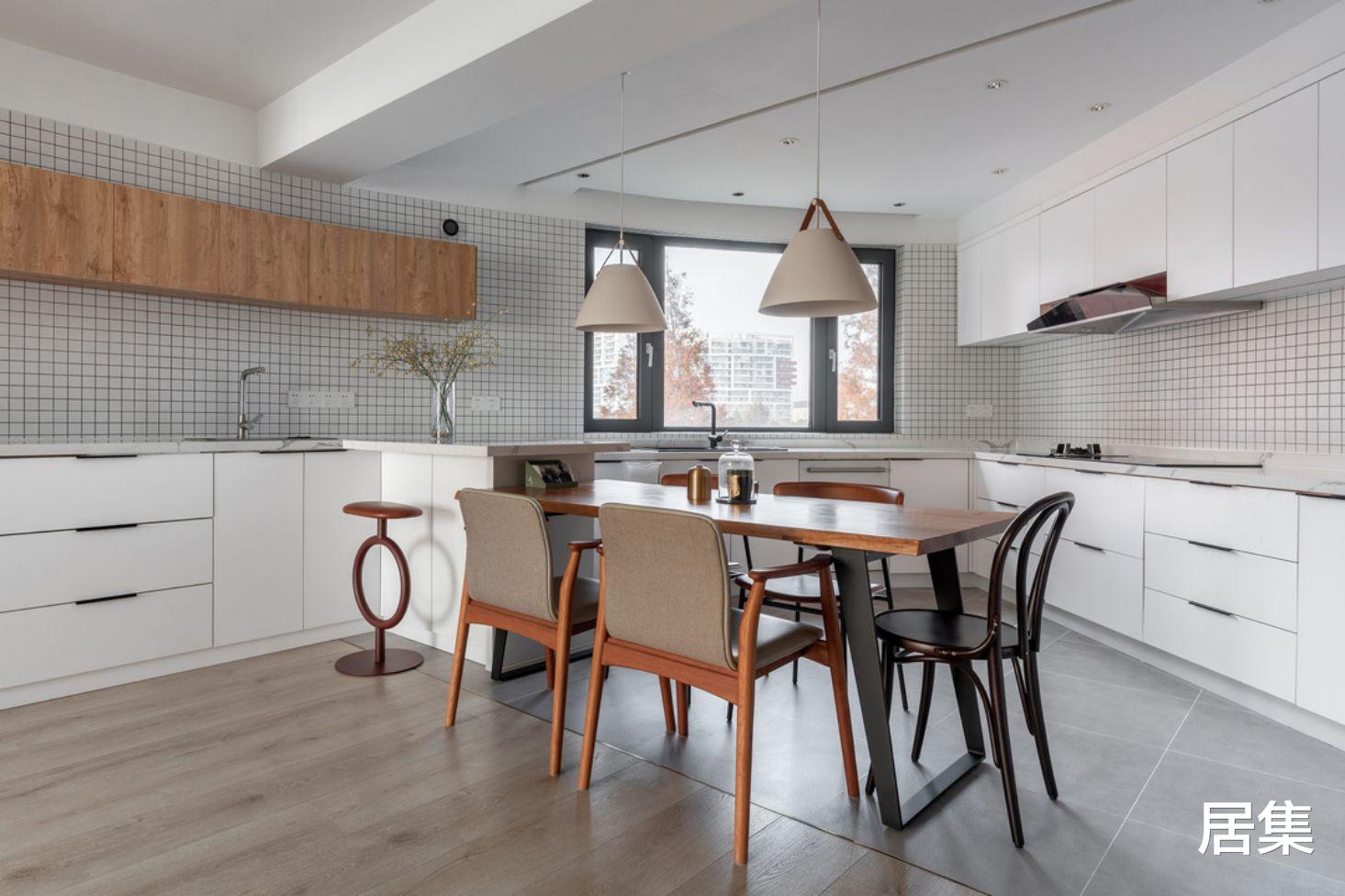 卧室|上海110㎡奇葩户型大变身,打造极简扇形餐厅和温柔北欧风卧室