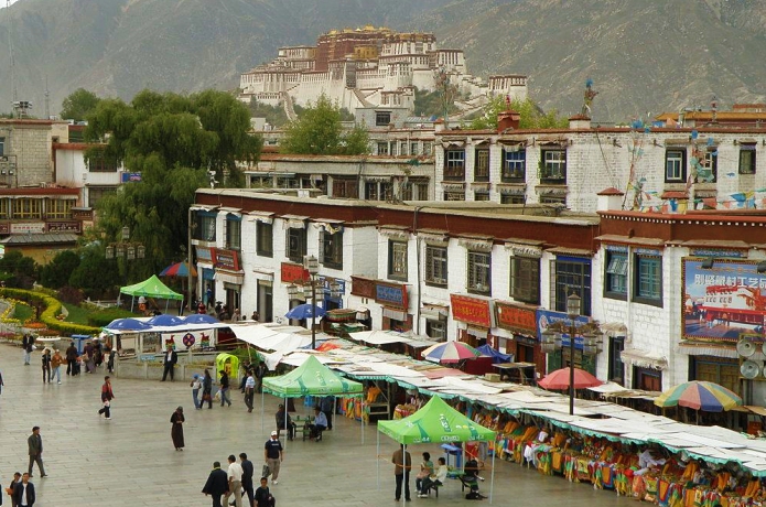 长岛|西藏热闹繁华的商业街,成网红景点,免费游玩