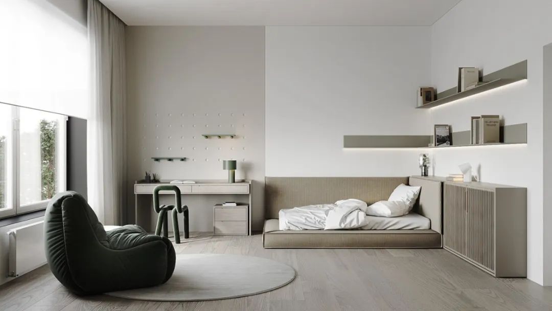 300㎡简约风,清爽淡雅!