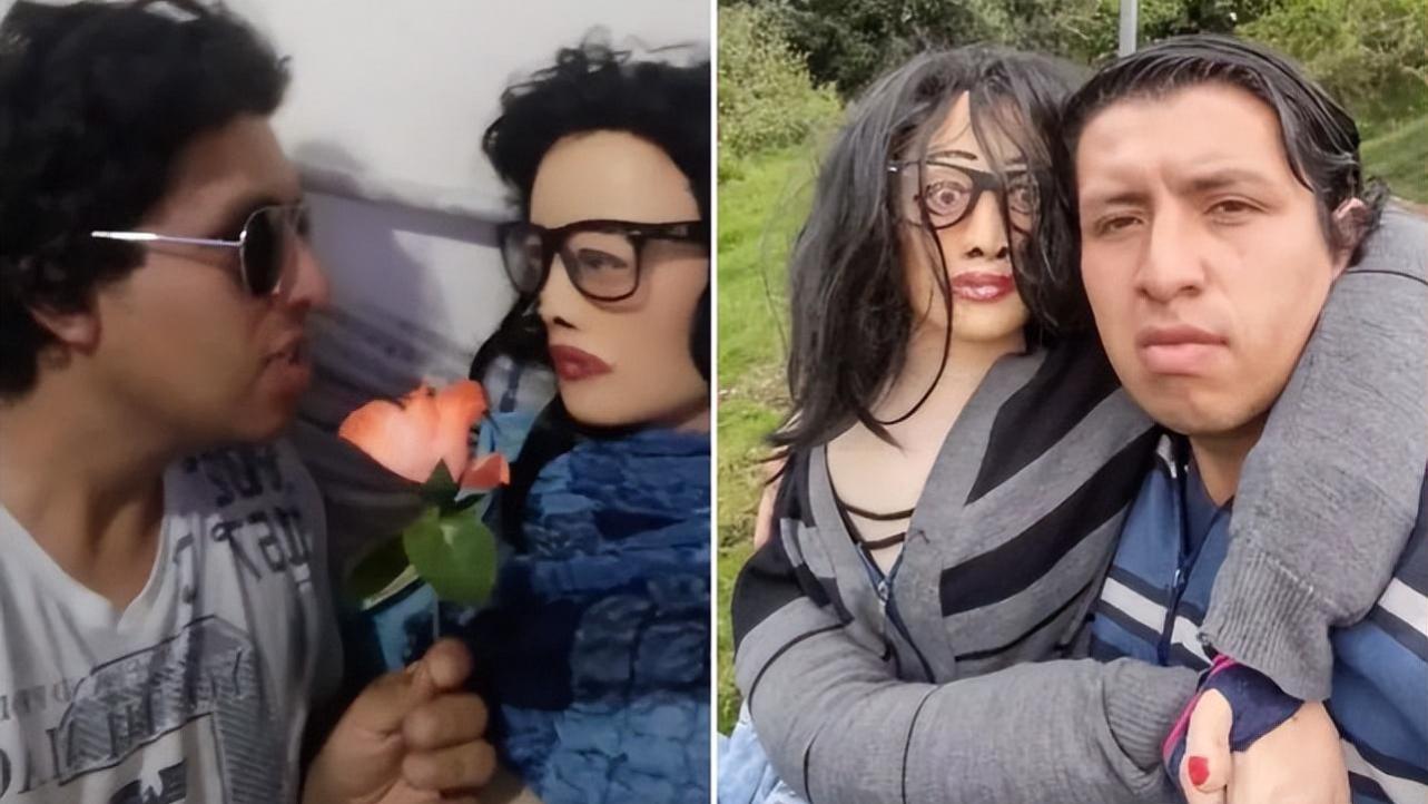 男子与布娃娃女友正筹备婚礼，画风诡异！