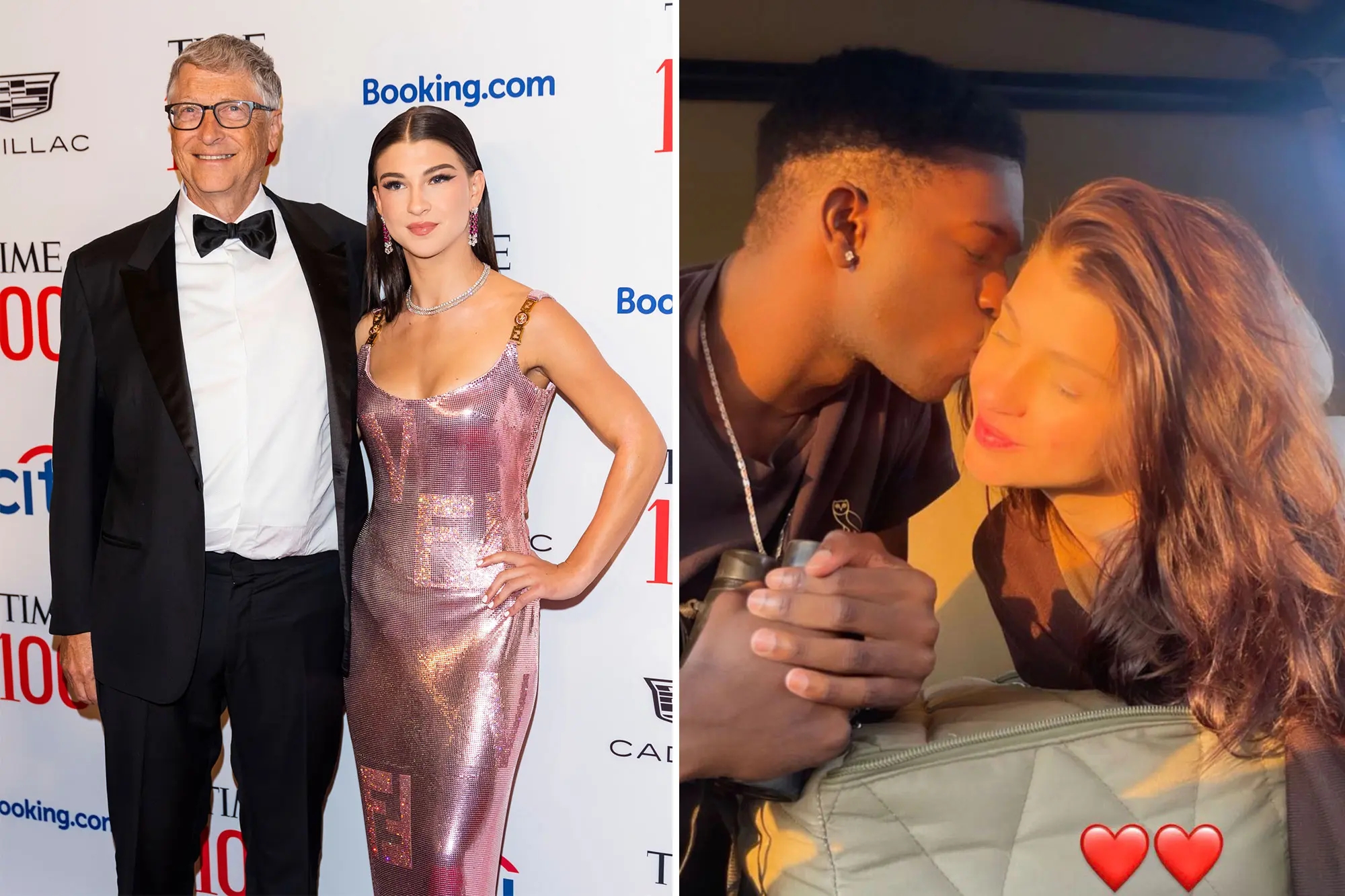 菲比|盖茨千金首次和黑人男友走红毯!不惧吐槽秀恩爱,穿抹胸裙如超模