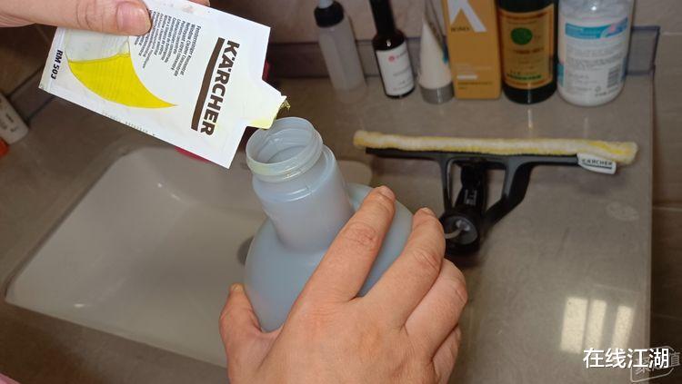 德国卡赫 WV1 Plus 镜面清洁机,四步清洁手不沾污,清洁不费吹灰力