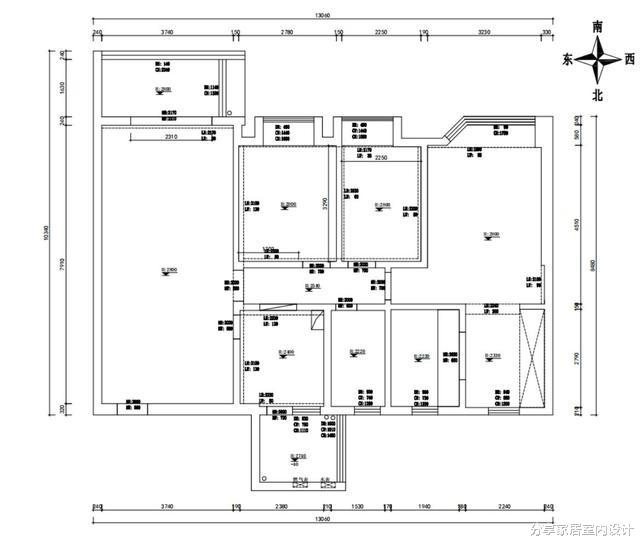 95平三房改四房很实用,入户没玄关这样设计鞋柜太聪明了,分享下