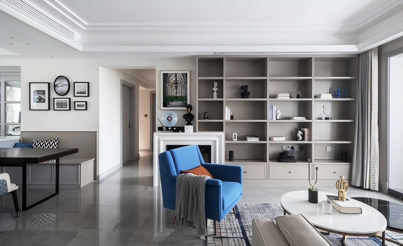 125平美式风三居室，厨房增加西厨和中岛真实用