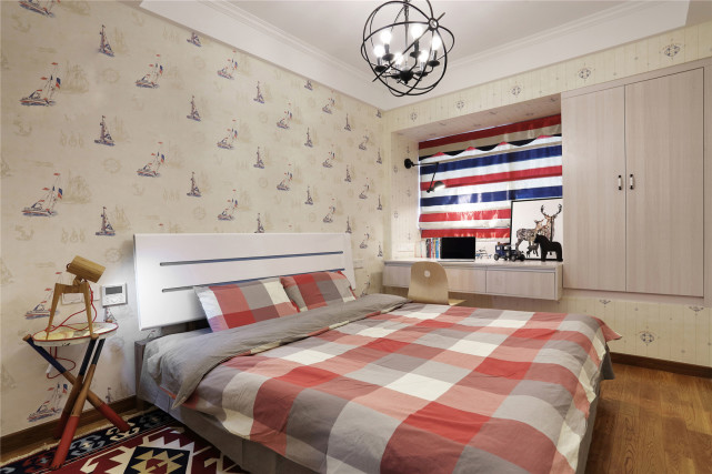 105平蓝白地中海二居室,让人放松身心,沉浸其中